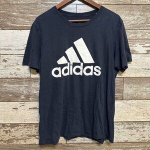 Adidas Navy Blue Amplifier Tee Womens Graphic Short Sleeve Tshirt